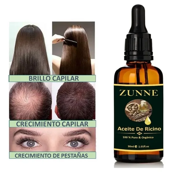Aceite De Ricino 100 % Puro Y Orgánico Prensado En Frío!!!