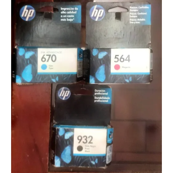 Cartuchos Hp Originales 670 564 932