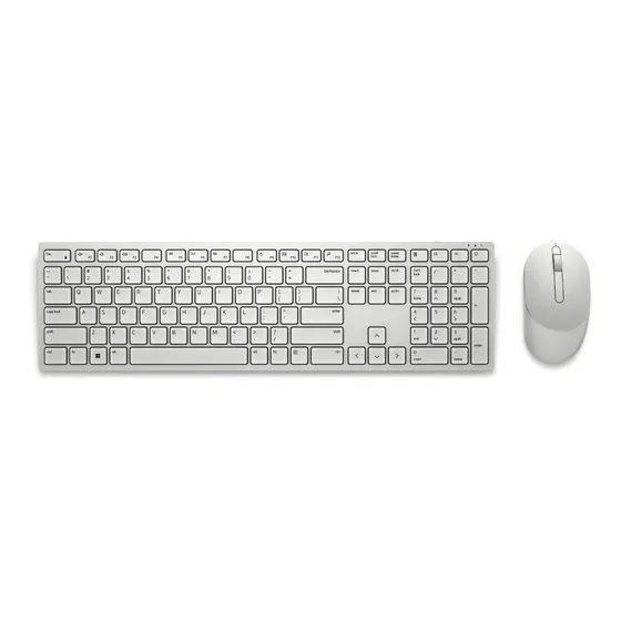 Teclado E Mouse Dell Pro - Km5221w - Branco Gelo