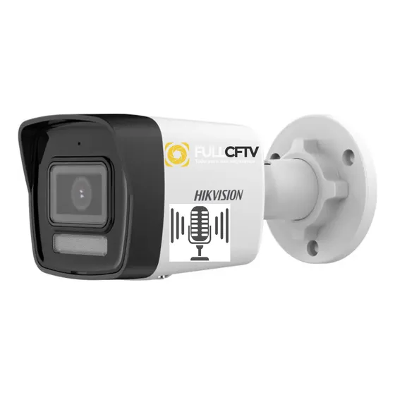 05 Câmeras Bullet Ip Hikvision 2megas/1080p Lente2,8mm 30mts
