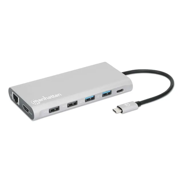 Docking Station Usb-c Para Triple Monitor Manhattan