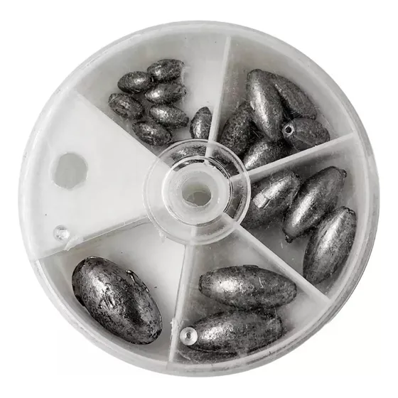 Set 19 Plomos Para Pesca Plomos Distintos Tamaños Anzuelo Plomos Para Señuelos Hauki Plomos Ancho 0,5cm Multiples Gramos Acero Inoxidable Para Anzuelos 19 Plomadas Acero Inoxidable Multiplomos