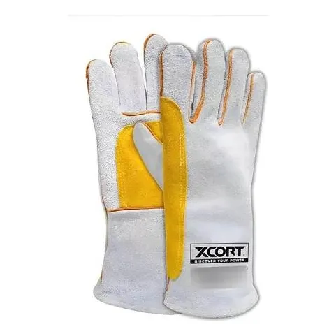 Guantes De Carnaza (par) Caña Larga