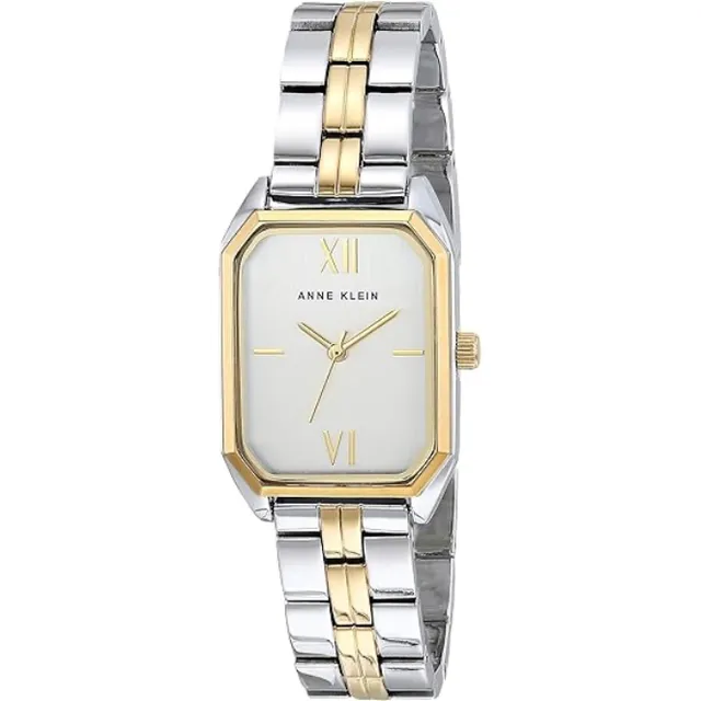Reloj Mujer Anne Klein Cristal Mineral 24 Mm Ak/3775svtt