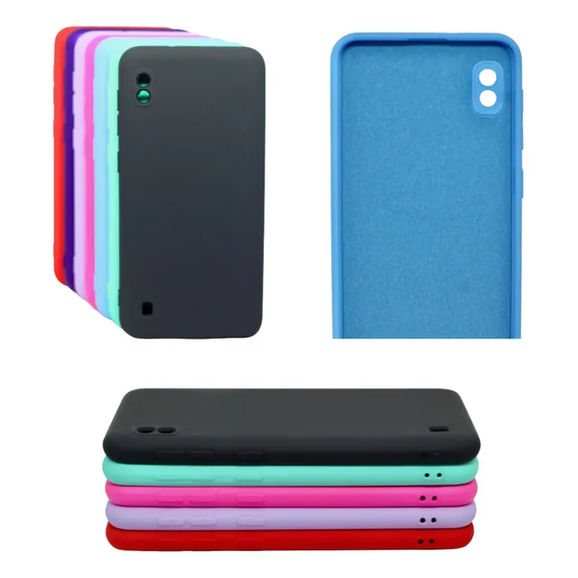 Capa Capinha Para Galaxy A10 M10 Aveludada + Pelicula Gel