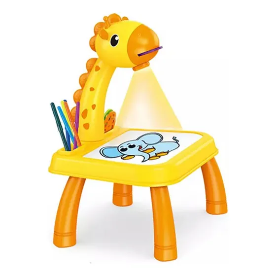 Proyector Mesa De Dibujo Jirafa Con Luz Para Niños Tiktok