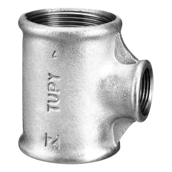 Te Redução 1/2'' X 1/4'' Bsp Galvanizado - Tupy