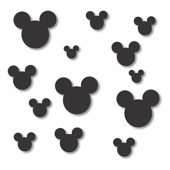Stickers Calcos Pack X52 Mickey Mouse Vinilo Frascos Vasos
