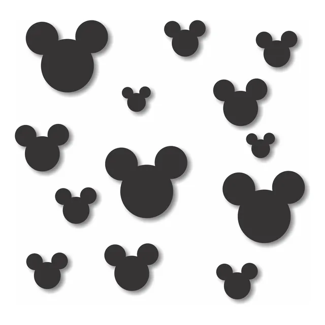Stickers Calcos Pack X52 Mickey Mouse Vinilo Frascos Vasos
