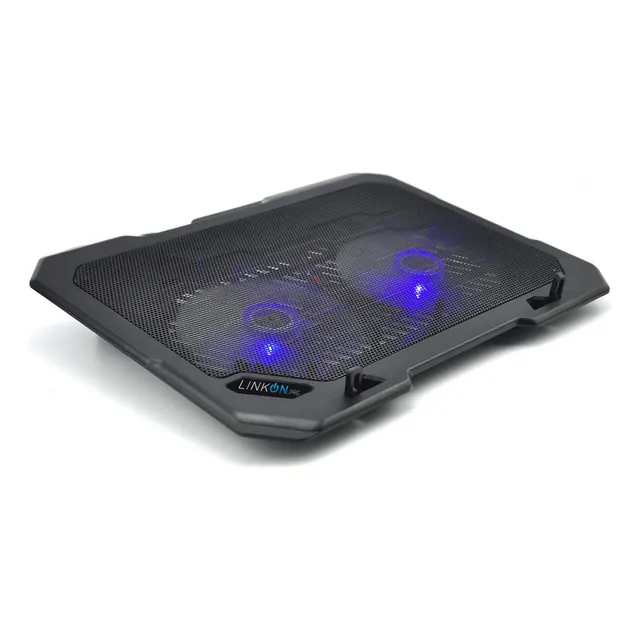 Base Refrigerante Soporte Portatil 2 Ventiladores Lcd Usb