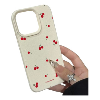 Funda Case De Uso Rudo Para iPhone Silicona Soft Case Diseño Lindo Cherry Funda Case De Uso Rudo Para iPhone Silicona Soft Case Diseño Lindo Cherry