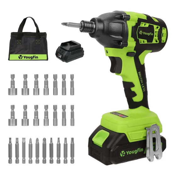 Destornillador Impacto 20 V Max 1 4  Hexagonal Kit 2