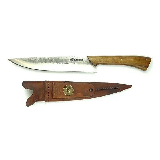 Faca Cusco 3mm Aço Carbono 1070 Assador 8'