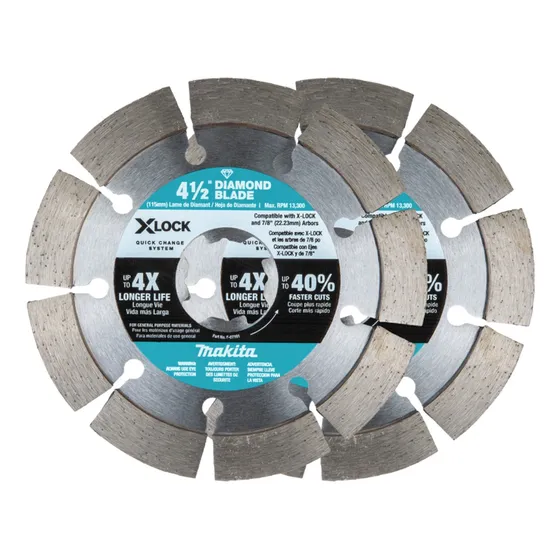 Disco Segmentado (xlock De 4 1/2 ) Corte De Diamante Makita