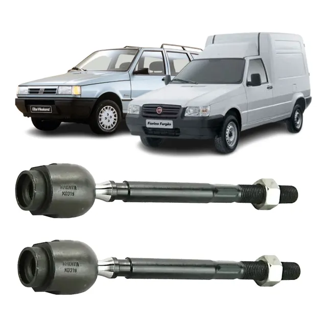 Par - Braco Axial C/direcao Mecanica Uno 1998 1999 2000