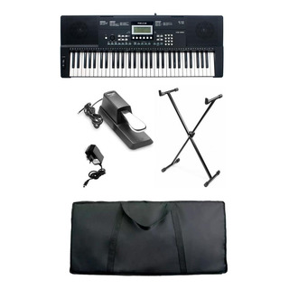 Teclado Roland Revas Kb-330 + Capa + Fonte +suporte +sustain Teclado Roland Revas Kb-330 + Capa + Fonte +suporte +sustain