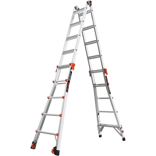 Little Giant Ladders, Velocity With Ratchet Levelers, M22, 2
