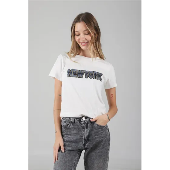 Remera Premium Manga Corta New York Gu36000 Arizona