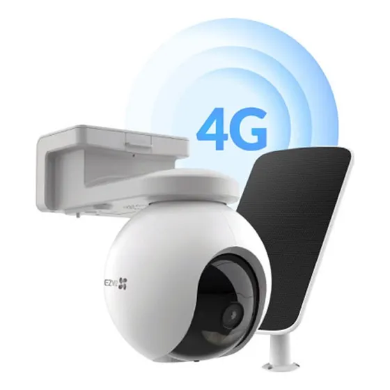 Kit Cámara Inalámbrica Hd 3mp 4g Con Batería  Panel Solar 2k