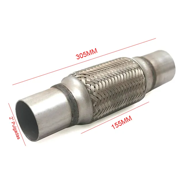 Flexible Linea Escape Reforzado Acero Inox 2 Pul Auto Karvas