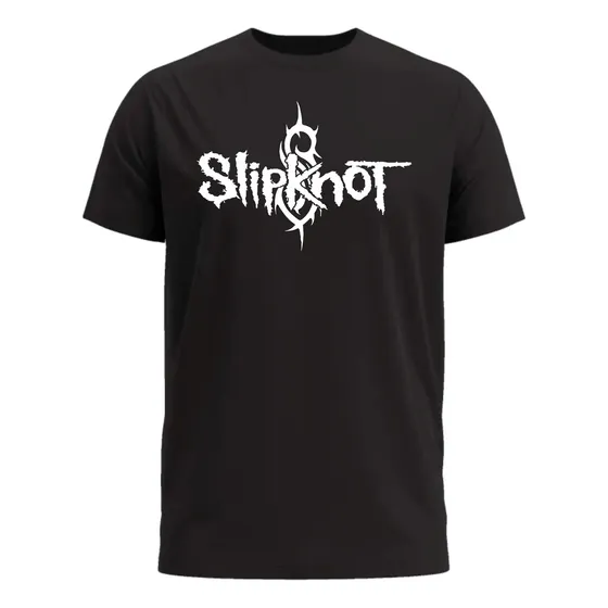 Camiseta De Rock Banda Slipknot Clássica Metal 100% Algodão