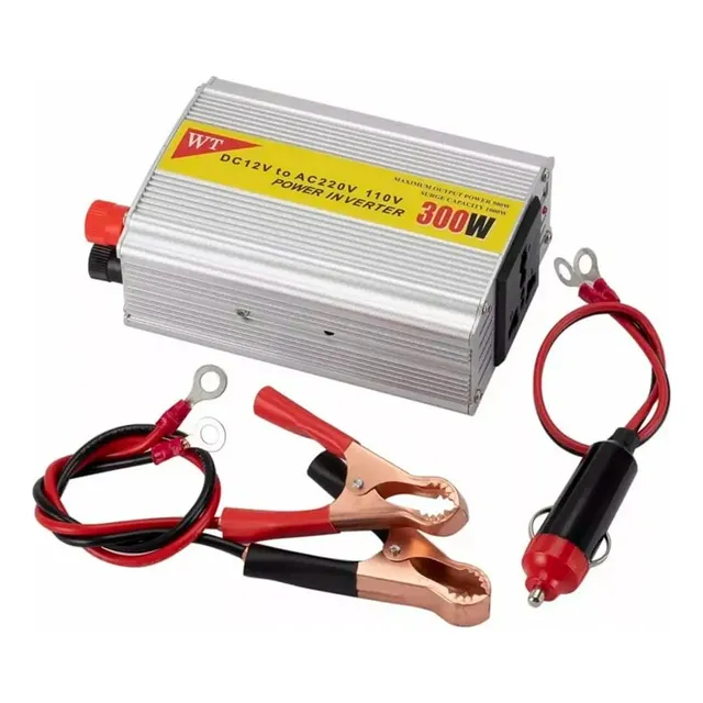 Inversor De Corriente 300w Portátil Dc12v Ac110v