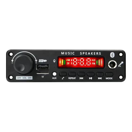 Reproductor Modulo Bluetooth Mp3  Fm Amplificado 2x100watts