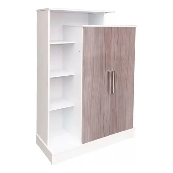 Armario Máximo Multifunción Con Modular Blanco/gris