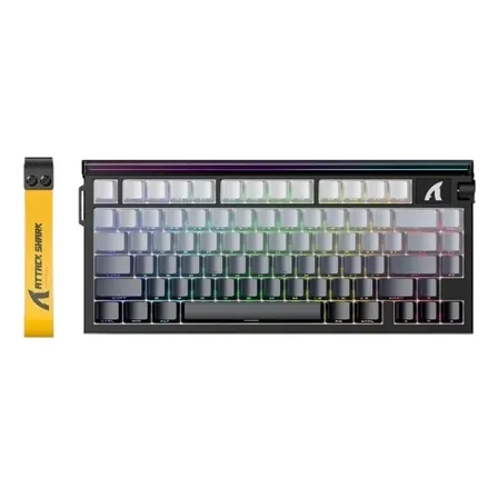 Teclado Gamer Attack Shark R85he Mecânico Usb Noite Iluminada Pela Lua