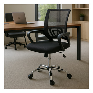 Cadeira EscritĂłrio Office GiratĂłria Tela Mesh Base Cromada Cadeira EscritĂłrio Office GiratĂłria Tela Mesh Base Cromada