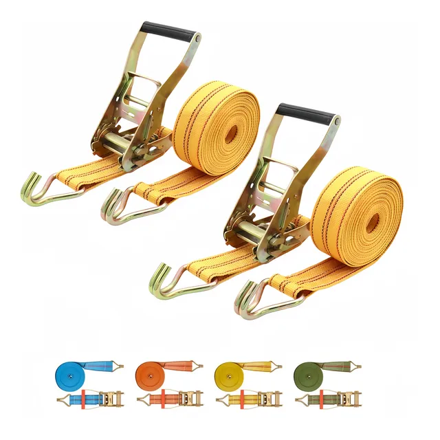 2pzs Eslingas Matraca 5cm×10m 3t Cinchos Para Amarrar Carga
