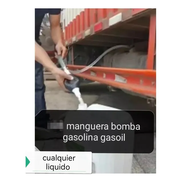 Manguera Sacar Gasolina Diesel Liquidos Tanque Bidom