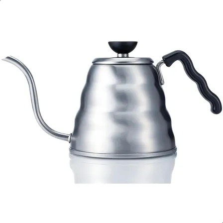 Chaleira Bule Hario Buono 1,2 Litros Em Aço Inox Chá E Café Cor Prateado
