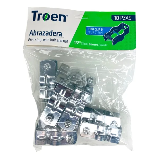 Abrazadera Emt Clip 1/2'' 10pzs