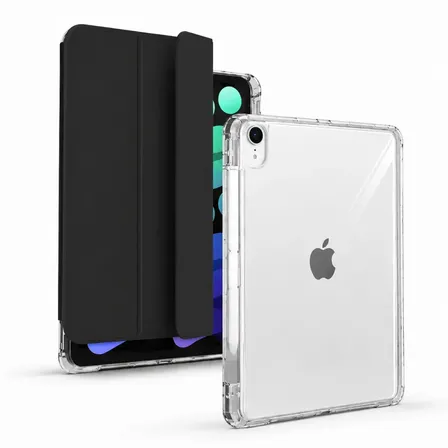 Funda Carcasa Ipad 10 11 A16 Linkon Soporte Tapa Removible Black