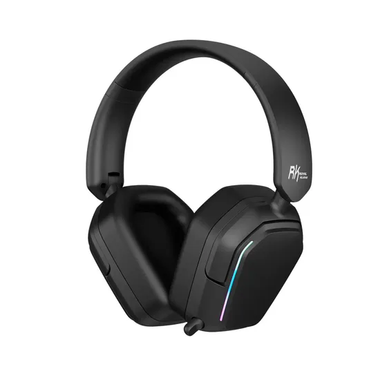 Auriculares Gamer Royal Kludge HG101 Negro con Triple Conectividad y Micrófono Retráctil