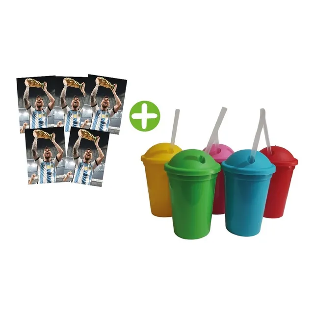 Vasos Souvenirs + Etiqueta  (15 Unidades)