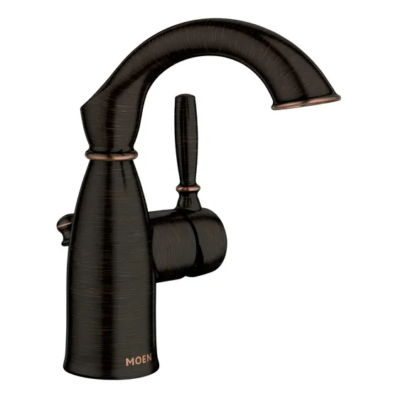 Llave De Lavabo Rústica De Un Solo Agujero Bronce