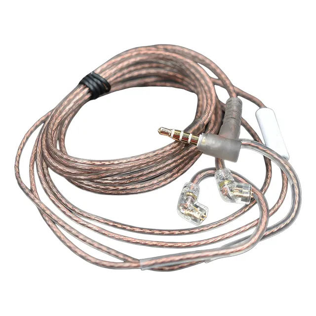 Cable 3.5 Mm Pin C Kz Café De 125cm (Con micrófono)