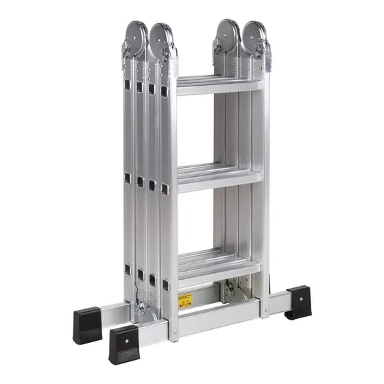 Escada Articulada Alumínio Multifunções 12 Degraus 4x3