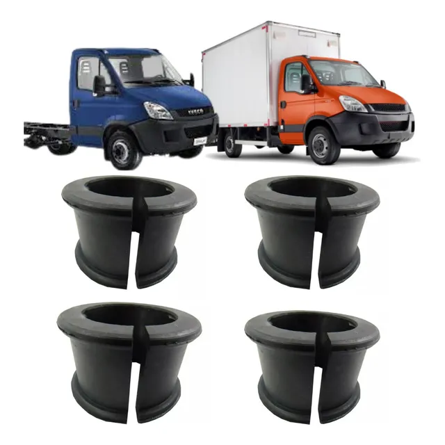  Kit 4 Bucha Barra Estab Diant P/ Iveco Daily 70c17 70c16/hd