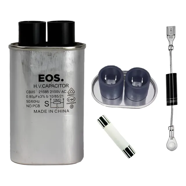 Kit Capacitor Diodo Fusivel  Microondas Alta Tensão 0.85uf