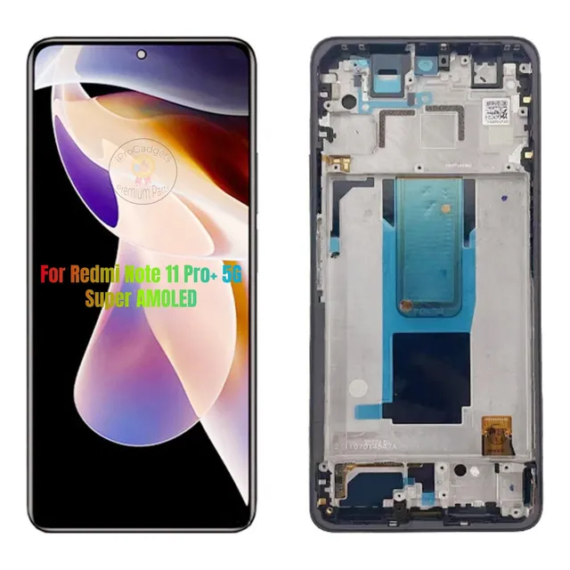 Pantalla Con Marco For Redmi Note 11 Pro+ 5g 21091116ug