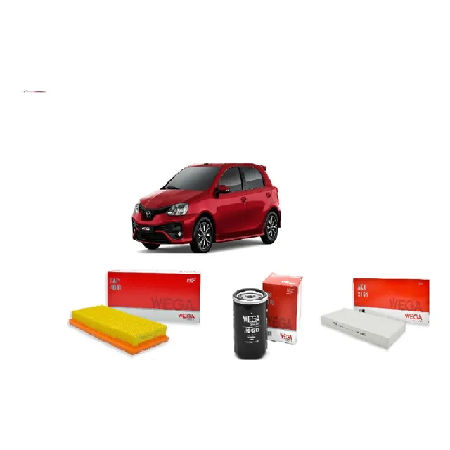 Kit De Filtros Wega Toyota Etios New 1.5 16v 103cv 2016/...