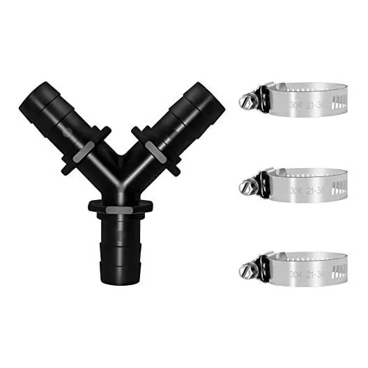 Longrun Adaptador De Mangueras 1 Inch Tees Barb 4ynrj