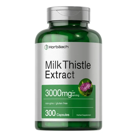 Suplemento De Extracto De Cardo Mariano De Horbäach 3000 Mg 