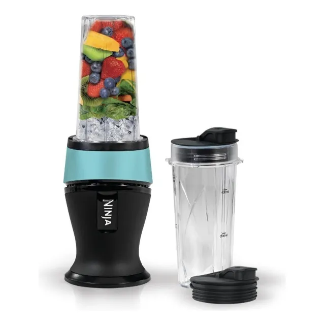 Licuadora Ninja Fit Qb3000ss 2 Vasos De 16oz 700w Color Aqua