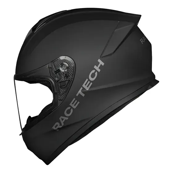 Capacete Race Tech Hit Preto Fosco Masculino Feminino - Tamanho Do Capacete 60