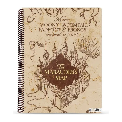 Cuaderno Universitario A4 Harry Potter Mooving 80 Hojas Raya