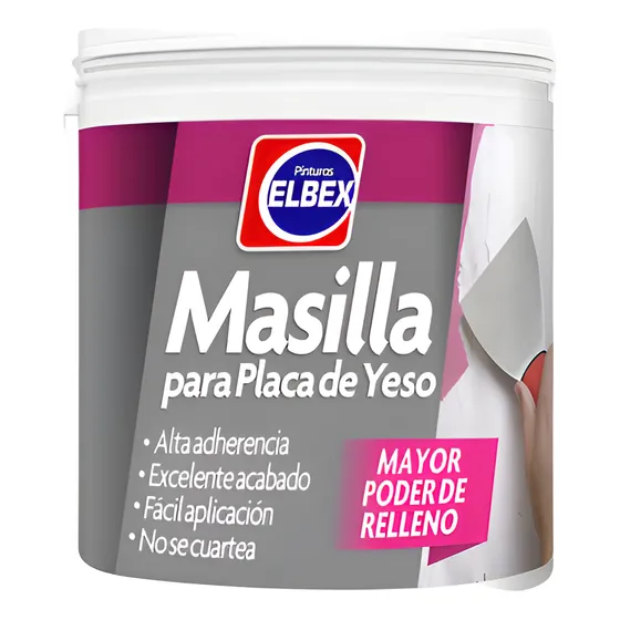 Masilla Para Placas De Yeso 15kg. Elbex H Y T